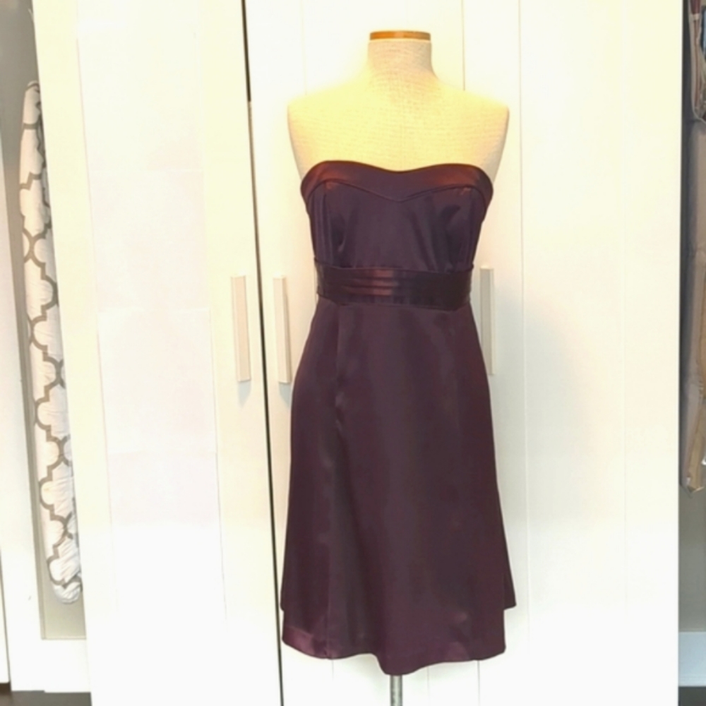 Plum Purple Strapless Dress RW&CO